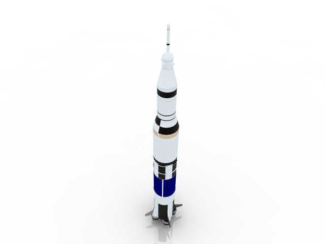 3d модель - Ракета-носитель