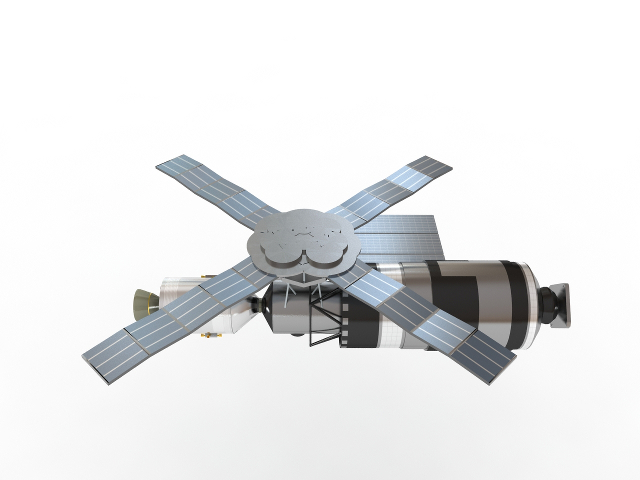 3d модель - Орбитальная станция