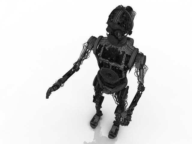 3d модель - Робот
