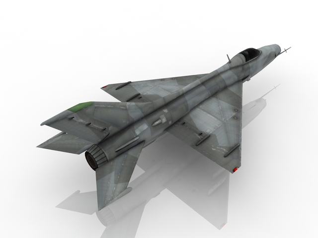 3d модель - Миг-21