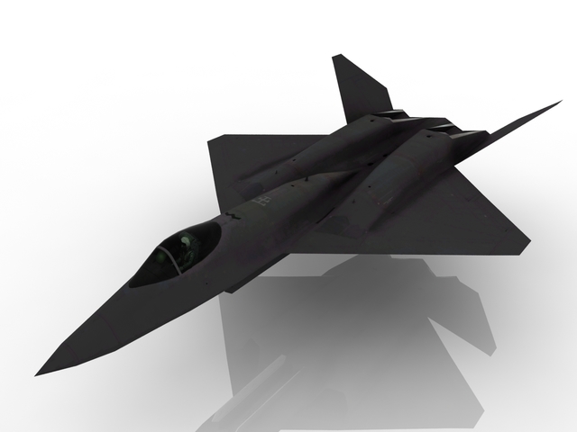3d модель - YF-23-BlackWidow