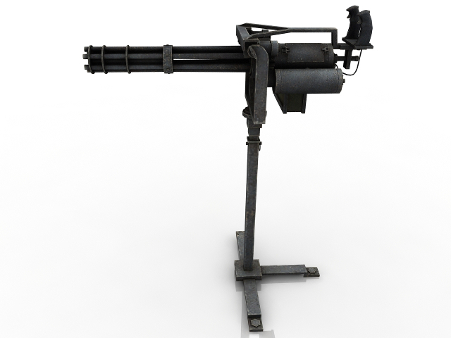 3d модель - Пулемет