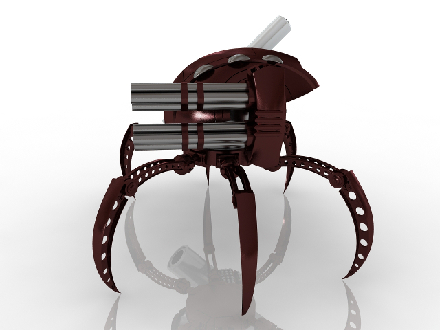 3d модель - Робот-паук