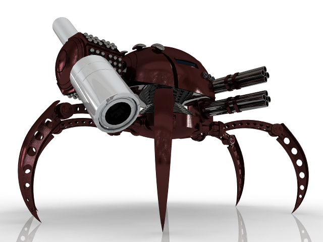 3d модель - Робот-паук