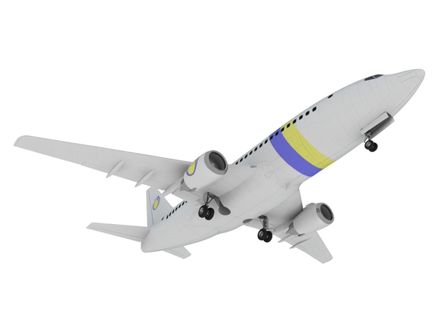 3d модель - Самолет