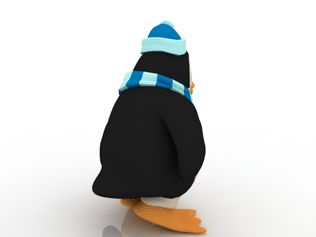 3d модель - Пингвин скачать
