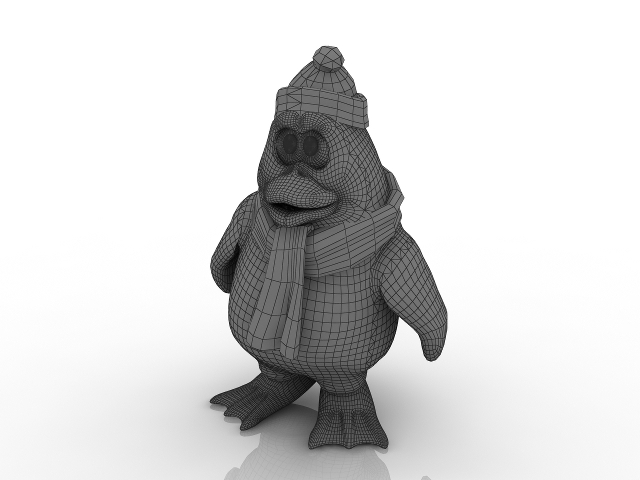 3d модель - Пингвин скачать