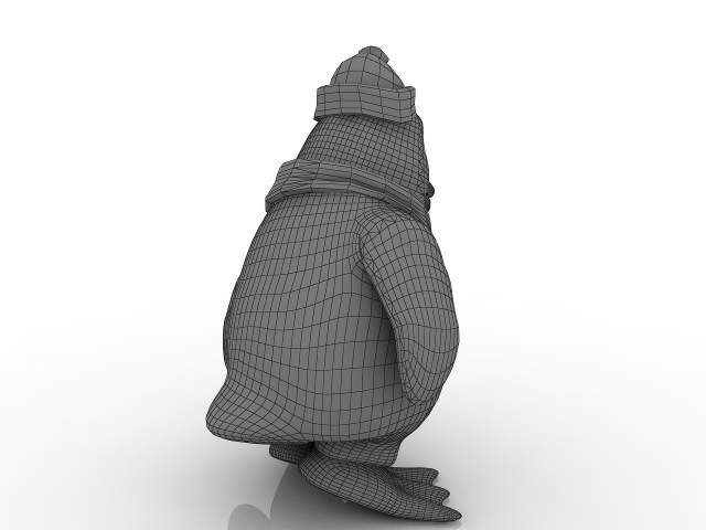 3d модель - Пингвин скачать