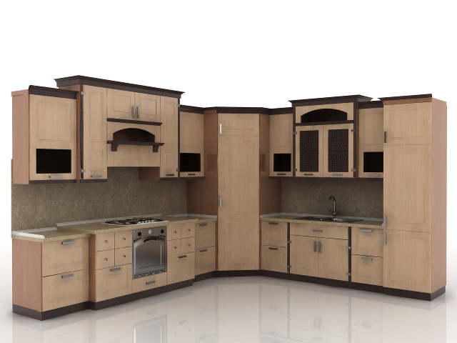 3D модели - Кухня для 3ds max для дизайна