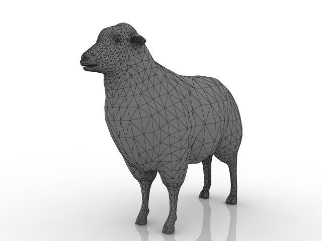 3d модель - Овца