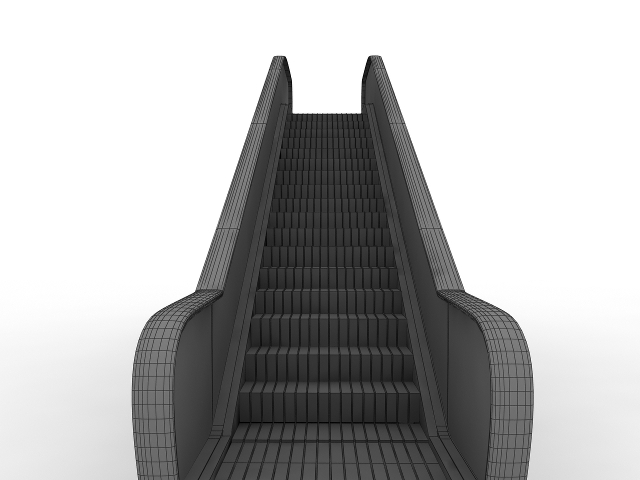 3d модель - Эскалатор