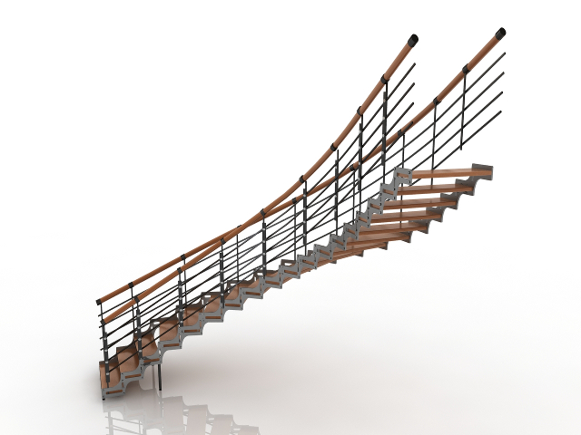 3d модель - Лестница