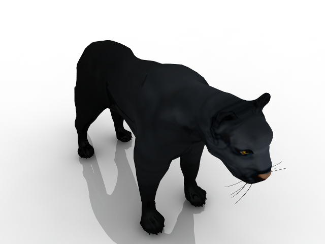 3d модель - Пантера