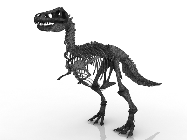 3d модель - Скелет тираннозавра