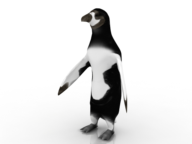 3d модель - Пингвин
