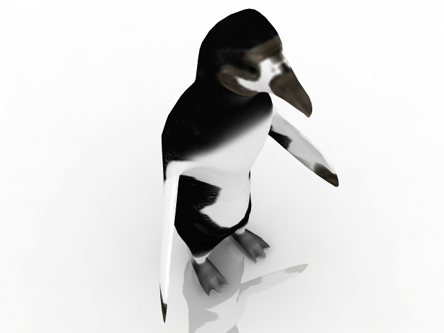 3d модель - Пингвин