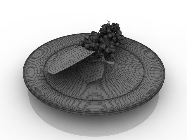 3d модель - Виноград