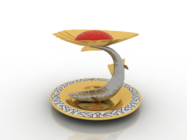 3d модель - Икра красная