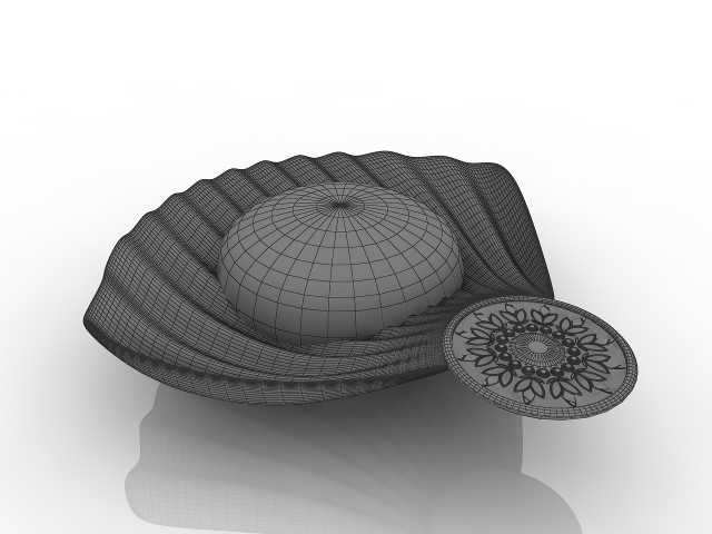 3d модель - Икра красная скачать