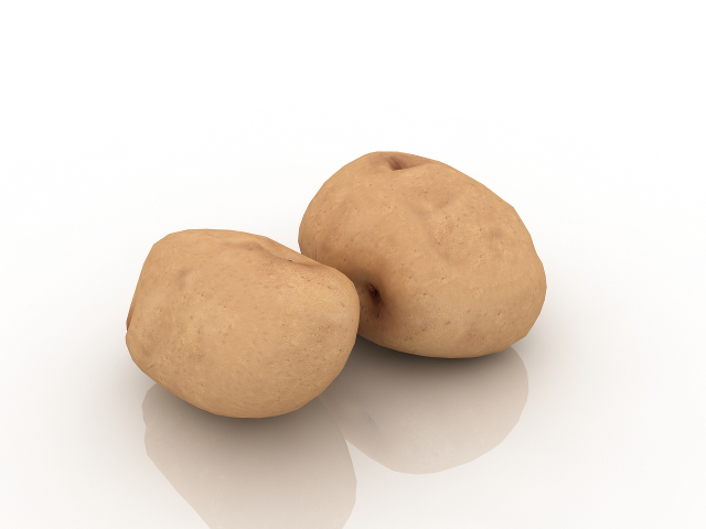 3d модель - Картошка