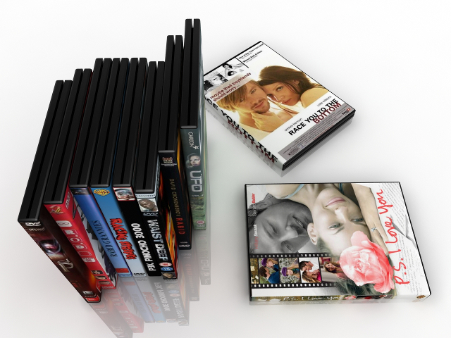 3d модель - DVD диски