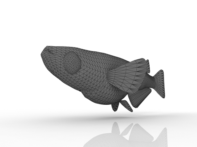 3d модель - Аквариумная рыбка