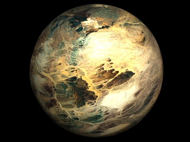 3d модель - Чужая Планета