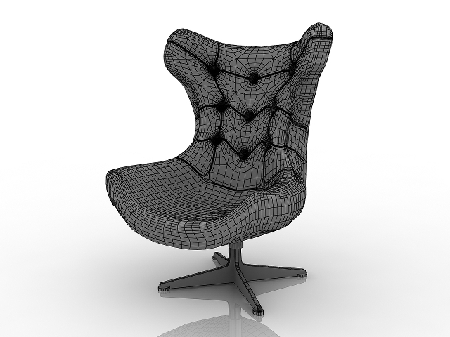 3d модель - Стул скачать бесплатно для 3ds max online for 3ds max