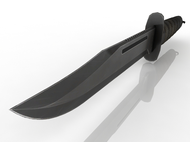 3d модель - Тактический нож Кабар