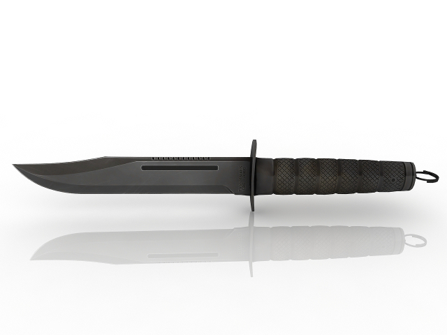 3d модель - Тактический нож Кабар