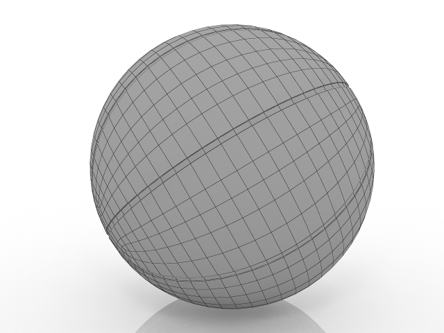 3d модель - баскетбольный мяч