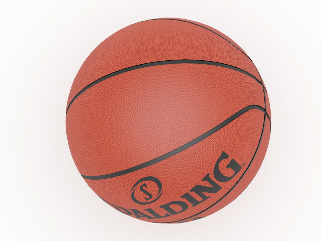 3d модель - баскетбольный мяч