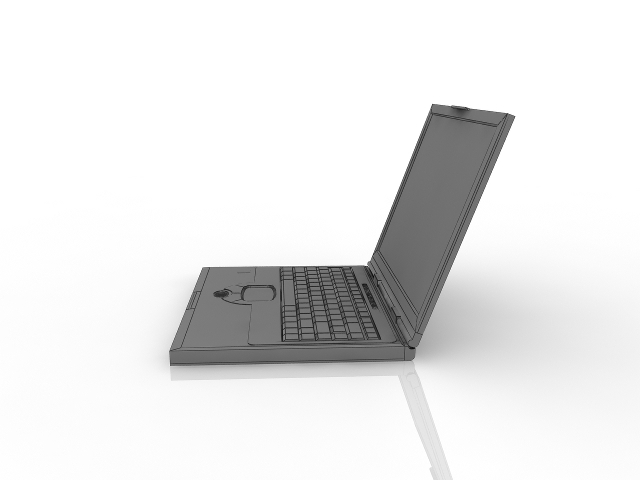 3d модель - Ноутбук