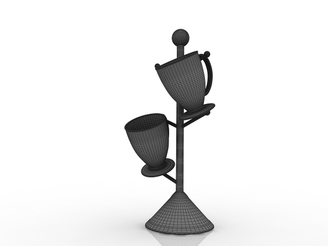 3d модель - Чашки скачать