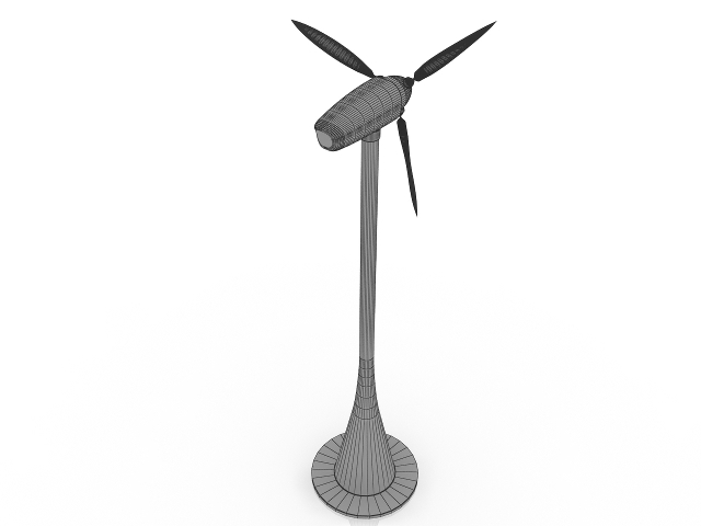 3d модель - Ветрогенератор