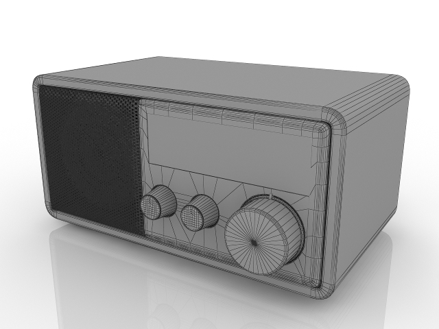3d модель - Радиоприемник