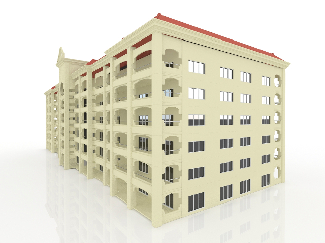 3d модель - Здание