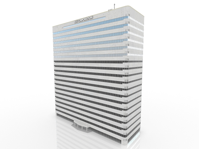 3d модель - Здание