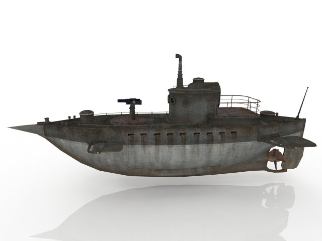 3d модель - Подводная лодка