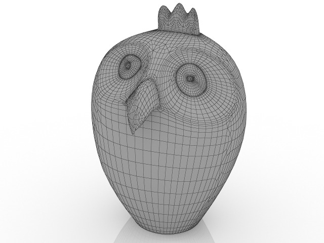 3d модель - Сова