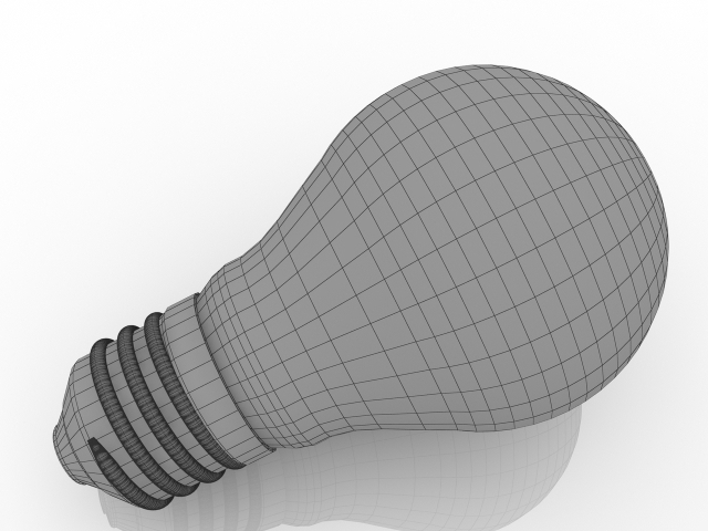 3d модель - Лампочка электрическая