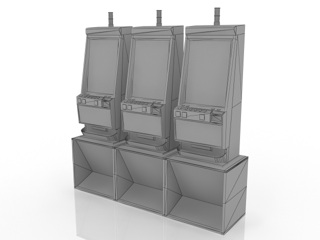 3d модель - Игральные автоматы