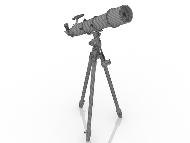 3d модель - Телескоп