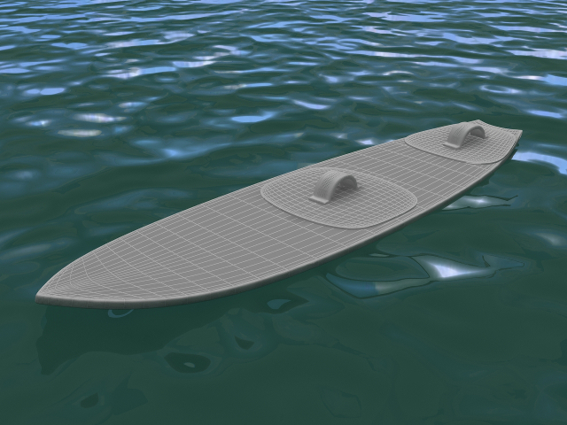 3d модель - Серфинг