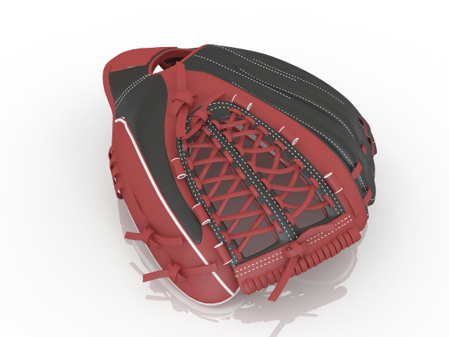 3d модель - Перчатка для бейсбола