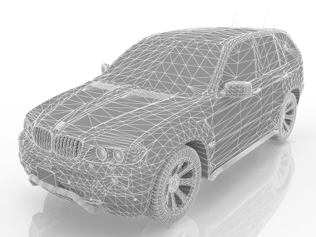 3d модель - Автомобиль BMW