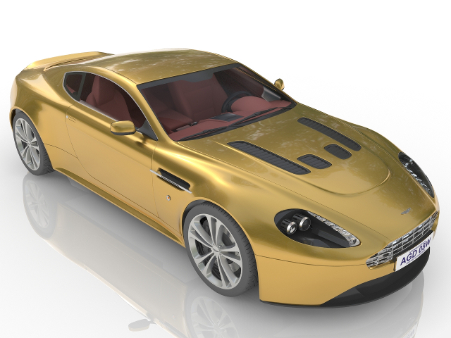 3d модель - Автомобиль Aston martin