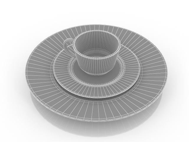 3d модель - Посуда