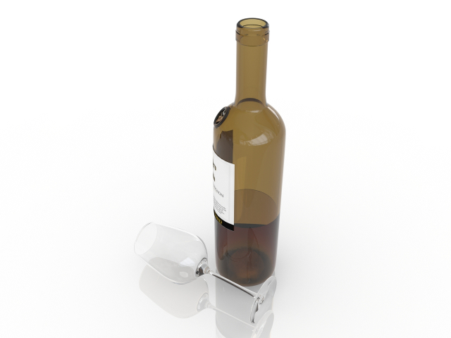 3d модель - Вино