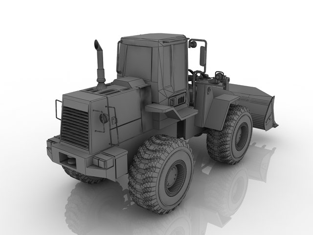 3d модель - Трактор
